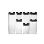 Set De 7 Contenedores Para Cocina Con Tapa Hermética