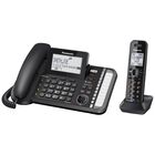 Sistema Telef&oacute;nico Panasonic Kx-tg9581b De 2 L&iacute;neas Con 1 Auricular Negro