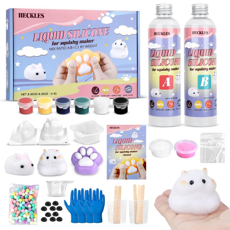 Kit Para Hacer Squishies Heckles Diy Taba Con 5... image number null