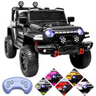 Montable Electrico Camioneta Para Ni&ntilde;os Control Remoto Luz 12v - Negro