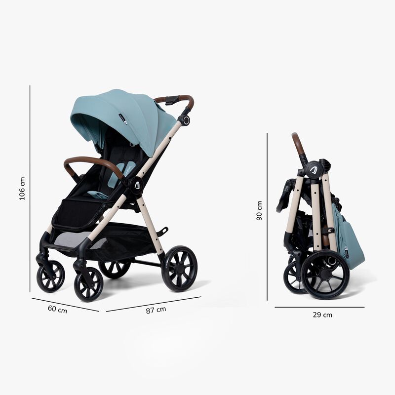 Carriola Compacta Unyotons K6 Azul Plegable image number null