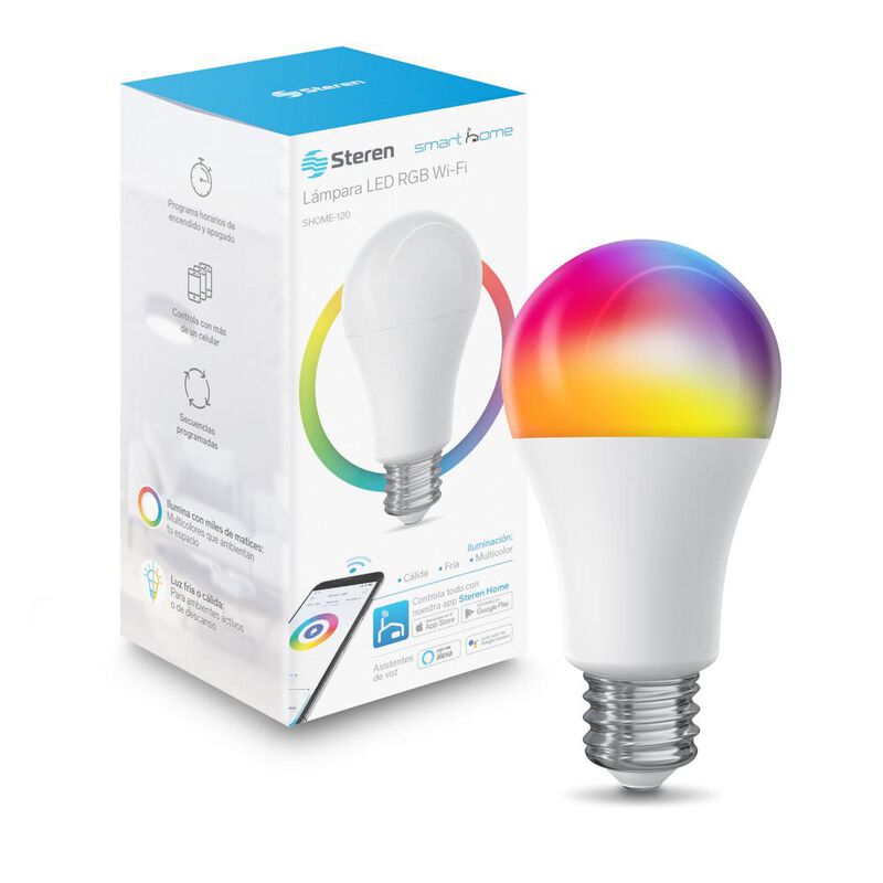 Foco LED Wi-Fi RGB+W multicolor de 10 W SHOME-1... image number null