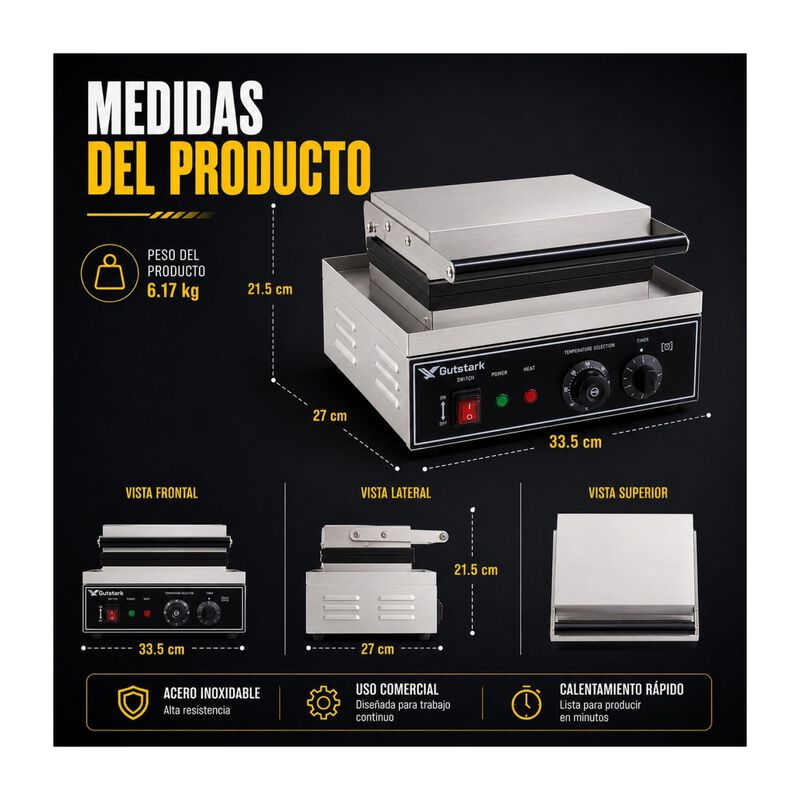 Maquina Donas 12p Industrial Comercial Temperat... image number null
