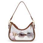 Bolso De Hombro Kkxiu Transparente Peque&ntilde;o Y Bonito (marr&oacute;n)