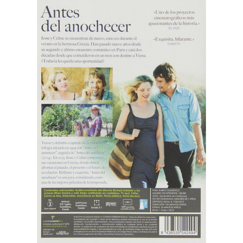 ANTES DEL ANOCHECER (DVD) image number null