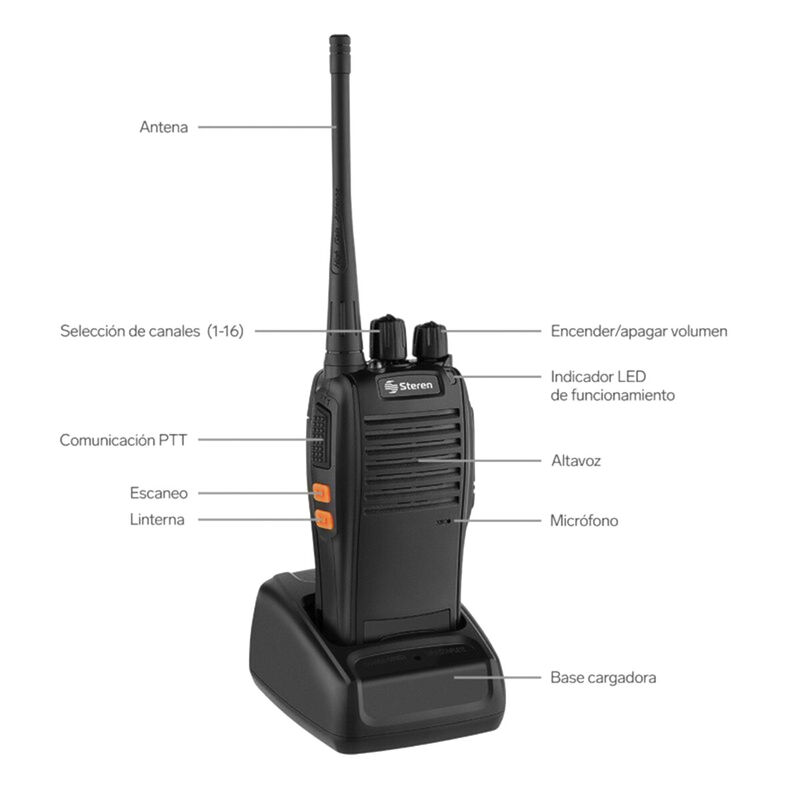 Kit De 2 Radios Intercomunicadores image number null