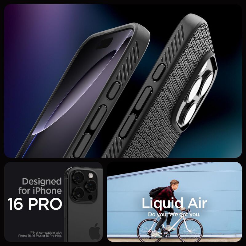 Funda Spigen Liquid Air Para Iphone 16 Pro, Col... image number null