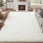 Alfombra Luxturiy 244 x 152 cm Marfil De Pelo Largo Y Esponjoso