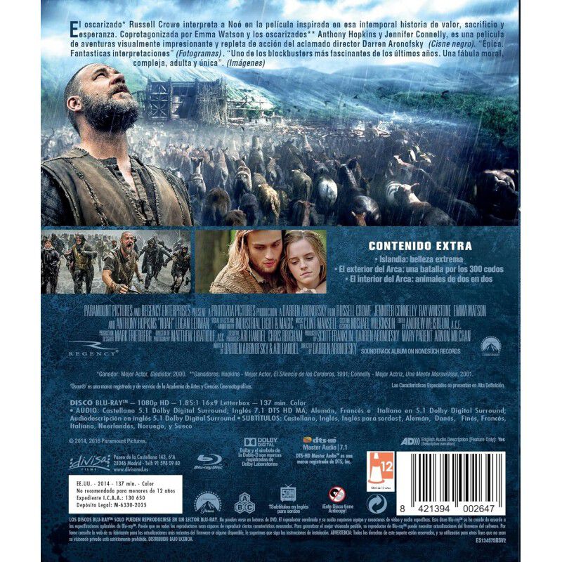 No&eacute; [Blu-ray] (2014) image number null