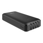 Steren Power Bank De 20,000 Mah Pd 20 W / Qc 18 W Con 1 Salida Usb C, 1 Salida Usb Y Cables Integrad