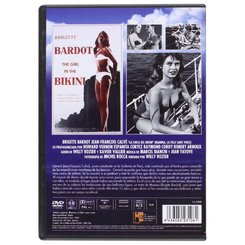 La Chica Del Bikini [dvd] (1952) Manina, La Fil... image number null