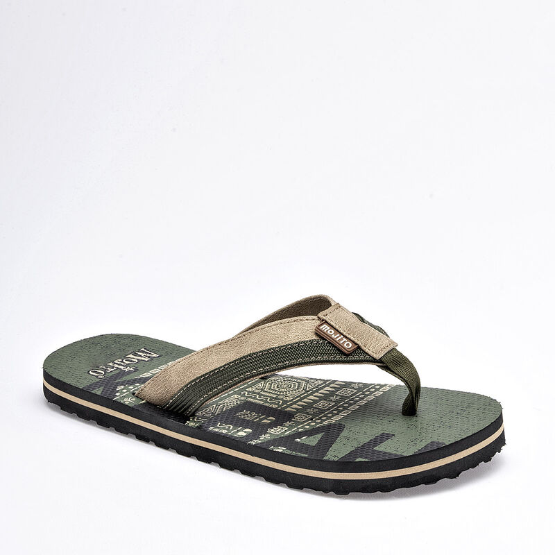 Sideletas sandalia para hombre beige verde cod ... image number null