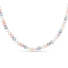 Collar Oro Amarillo 14k Con Perlas Multicolor