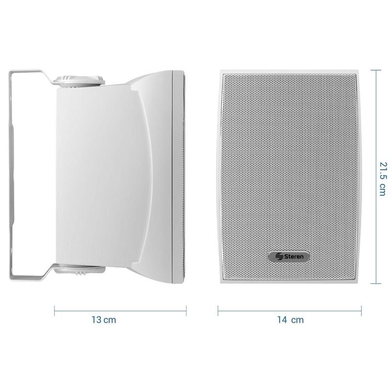 Juego de 2 bocinas de 2 v&iacute;as 300 W PMPO c/u, pa... image number null