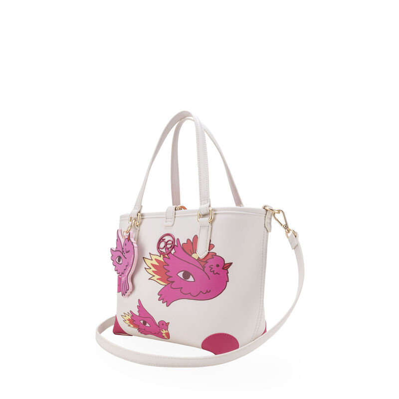 Bolsa Por Ricardo Cavolo Tote Chica Color Blanc... image number null