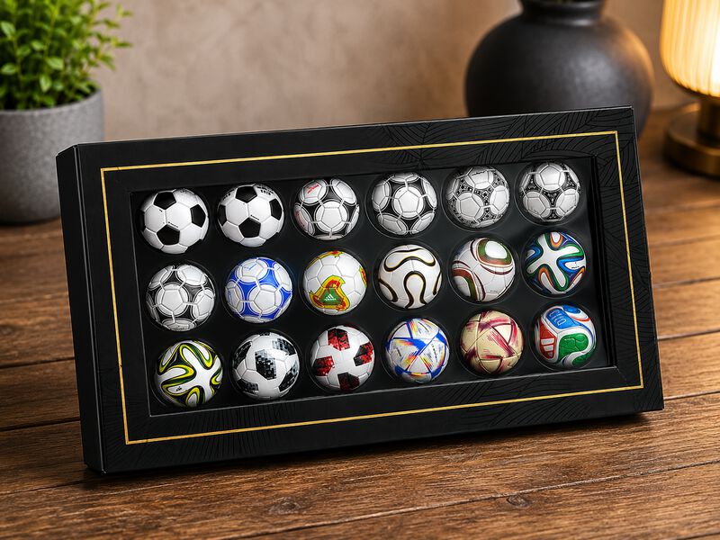 Set 18 Mini Balones Coleccionables Futbol Con C... image number null