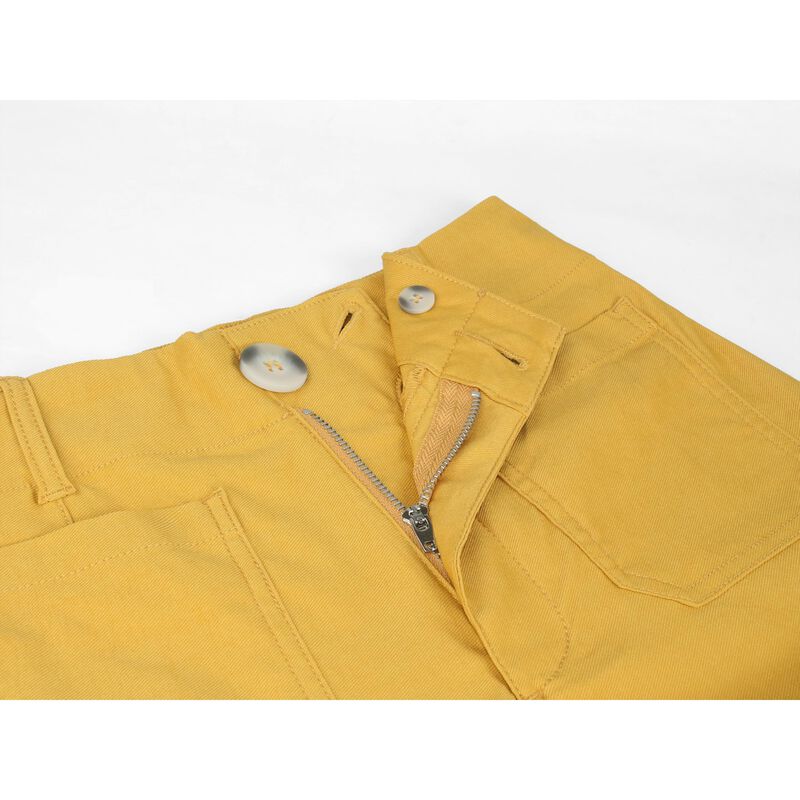 Pantalones Miduo Capri Amarillo Talla 28 image number null