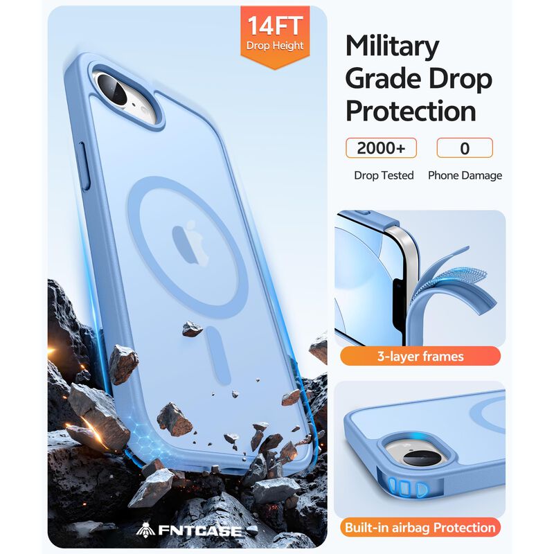 Funda Fntcase para iPhone 17e/16e con MagSafe y... image number null
