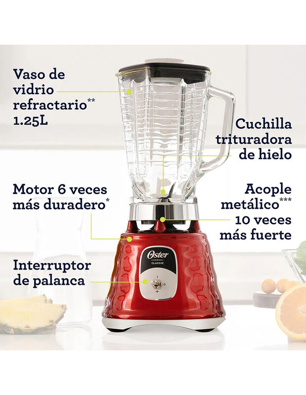 Licuadora Oster Cl&aacute;sica Reversible 1.25 litros ... image number null