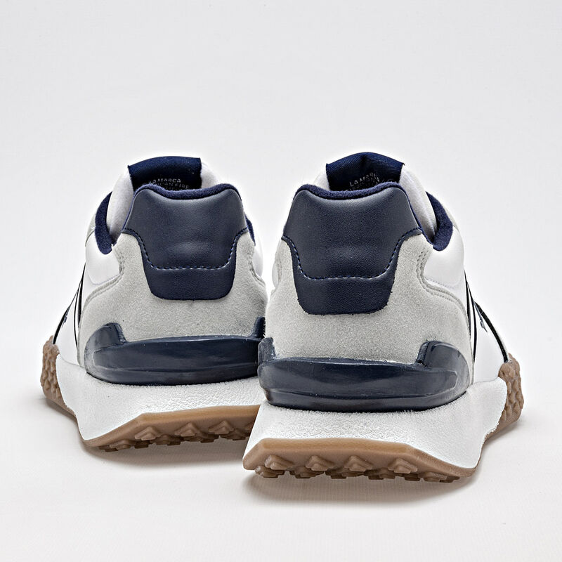 American Fire Tenis Para Hombre Blanco Gris Mar... image number null