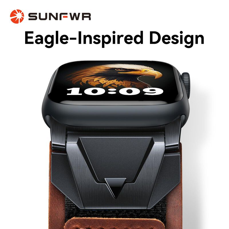 Correa De Cuero SUNFWR para Apple Watch 42/44/4... image number null