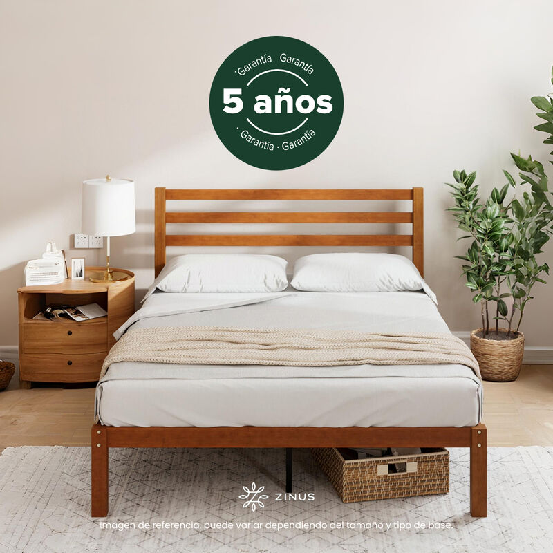 Zinus | Leah | Base De Cama Individual De Bamb&uacute;... image number null