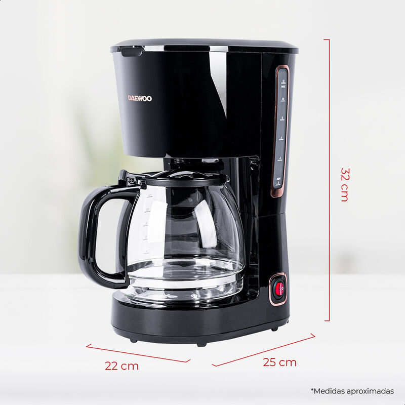 Cafetera Daewoo 12 tazas filtro reutilizable ja... image number null