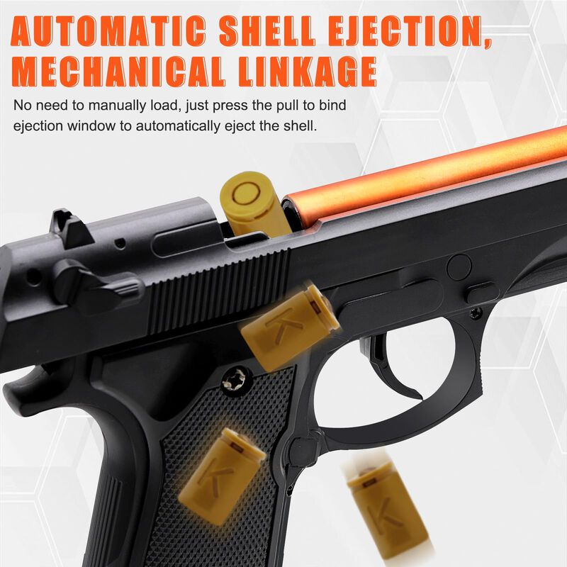 Pistola De Juguete Con Forma De Bala Blanda Con... image number null