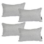 Cojin Decorativo Rogga Delta Set De 4 Gris