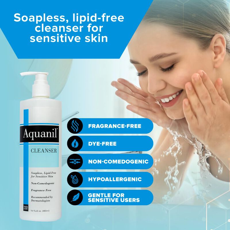 Limpiador Aquanil Para Piel Sensible Sin L&iacute;pido... image number null