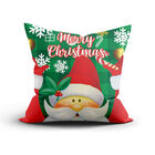 Coj&iacute;n Terciopelo Estampado Hd Navide&ntilde;o 48Cmx48Cm Rc-Cn-001737 Santa