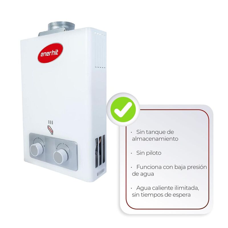 Calentador Instant&aacute;neo Reacondicionado 6 L/min ... image number null