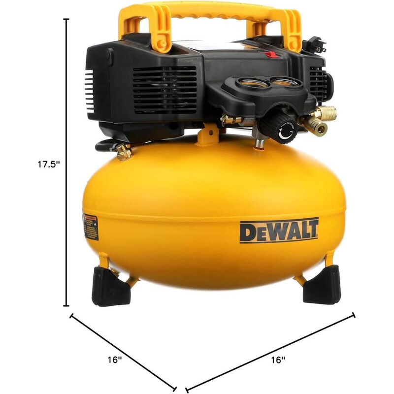 Compresor DeWalt DWFP55126 Pancake 0.9HP 6 Galo... image number null