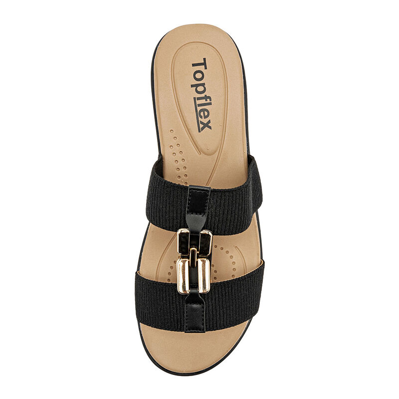 Topflex Sandalia Negro Para Mujer 147649ce image number null