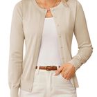 Su&eacute;ter C&aacute;rdigan Ligero Beige Grace Karin  Talla: X-Large