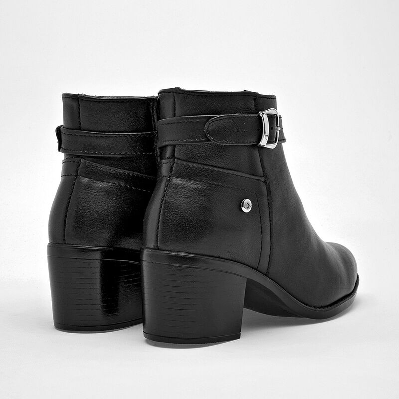 Moramora Bot&iacute;n para mujer negro image number null