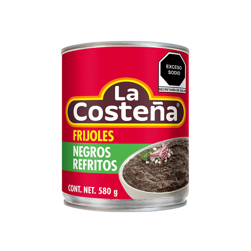 FRIJOLES NEGROS REFRITO LA COSTE&Ntilde;A 580G image number null