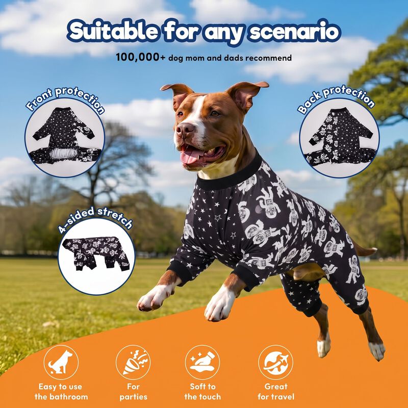 Pijamas Para Perro Lovinpet Grande Con Estampad... image number null