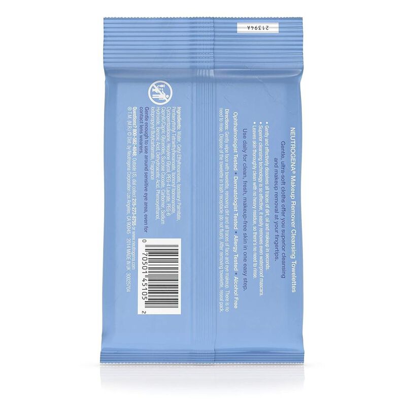 Neutrogena Makeup Remover Cleansing Towelettes ... image number null