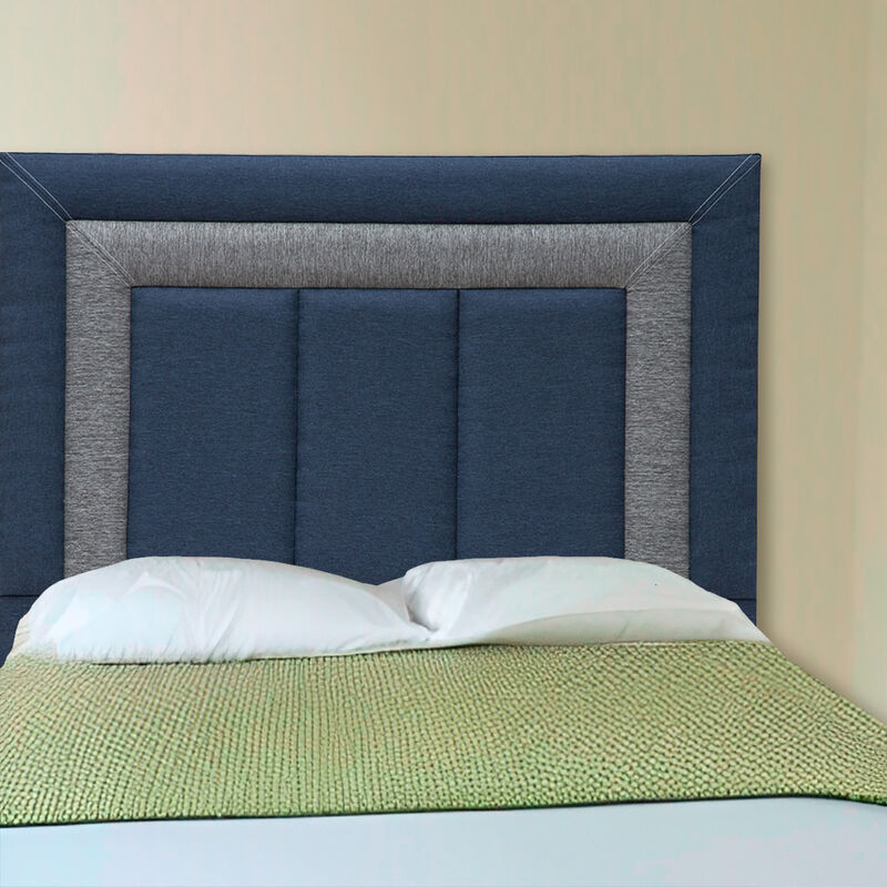 Cabecera Individual Dicasa Bora Azul-Gris image number null