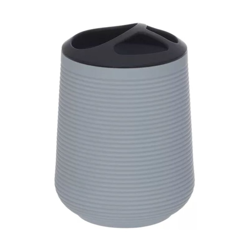 Portacepillo De Dientes Gris Con Negro Osaka Na... image number null