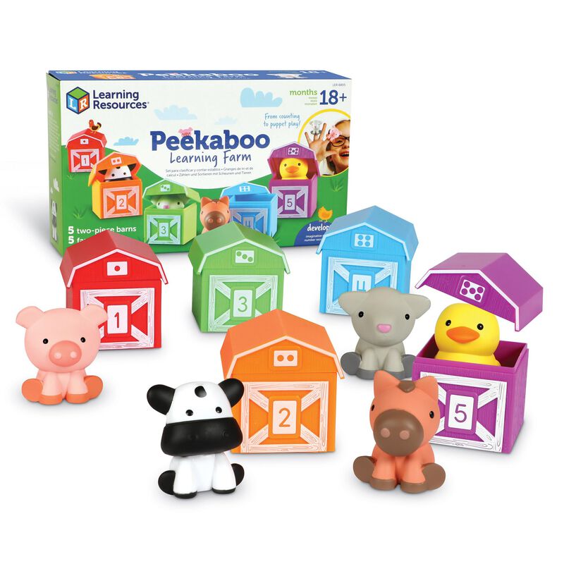 Toy Learning Resources Peekaboo Learning Farm, ... image number null