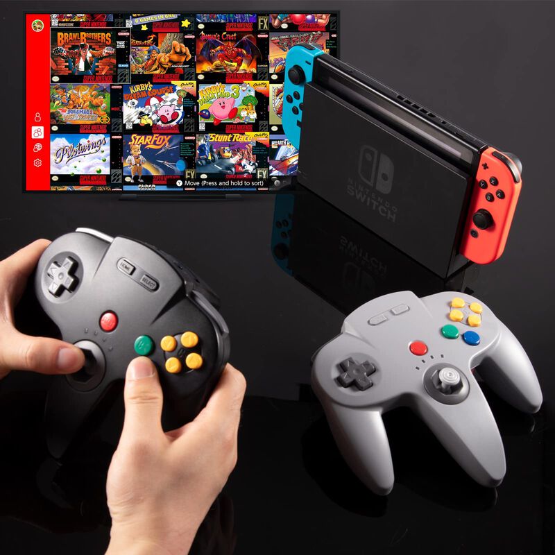 Controladores N64 Saffun Inal&aacute;mbricos (2 Unidad... image number null