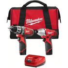Combo Milwaukee 2497-22 Taladro 2408 + Impacto 2462 M12