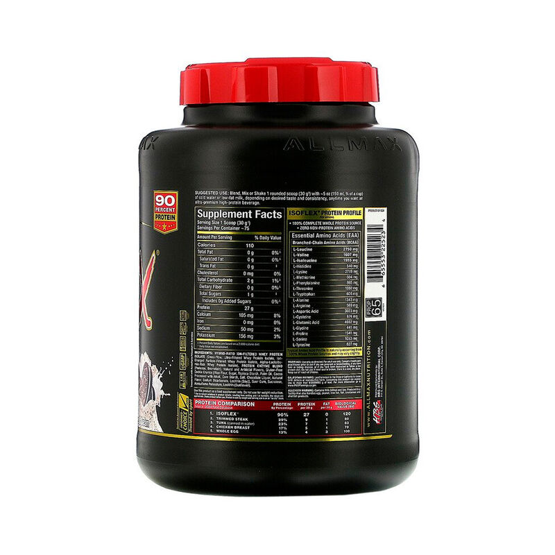 Proteina Isolatada Isoflex Allmax Cookies & Cre... image number null