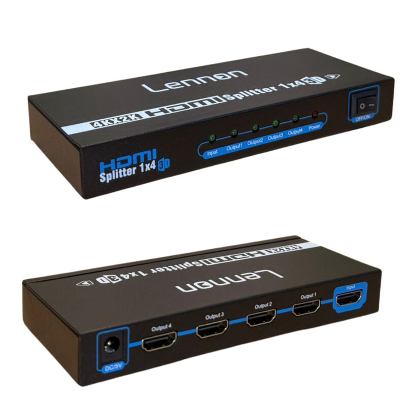 Splitter HDMI 1 X 4 Lennon LN-SP400 4k 2k Full ... image number null