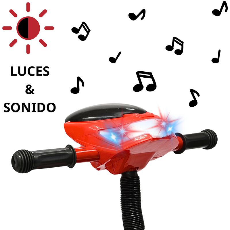 Triciclo para Ni&ntilde;os Dos Asientos Torreta con Lu... image number null