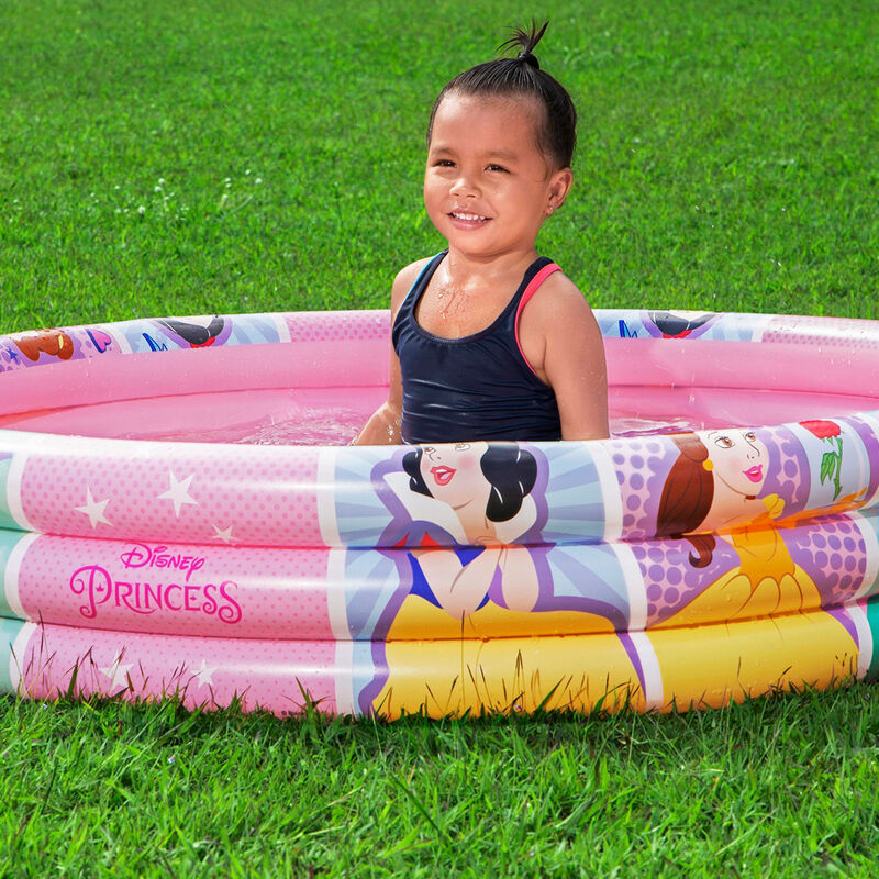 Alberca Inflable Redonda Disney Princesas Rosa ... image number null
