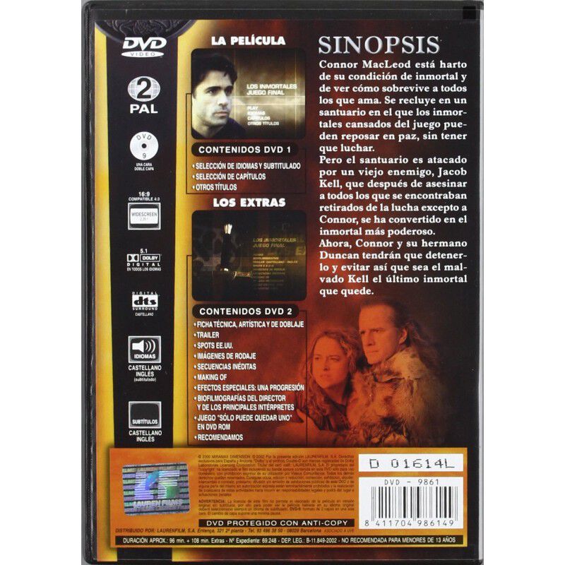 Highlander:_Endgame_(AKA_Highlander_IV) [DVD] image number null