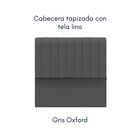 Cabecera Parma Individual Gris Oxford